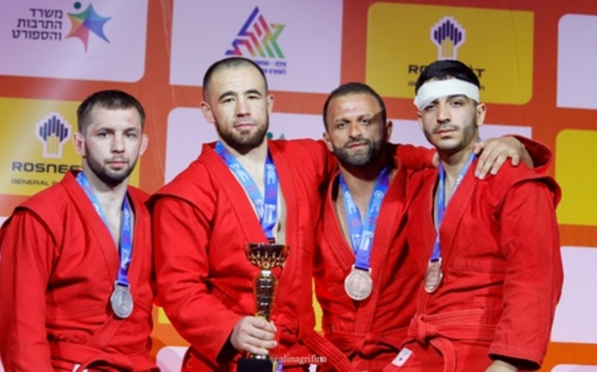 Azərbaycan samboçuları Avropa çempionatında 4 medal QAZANDILAR - FOTO 