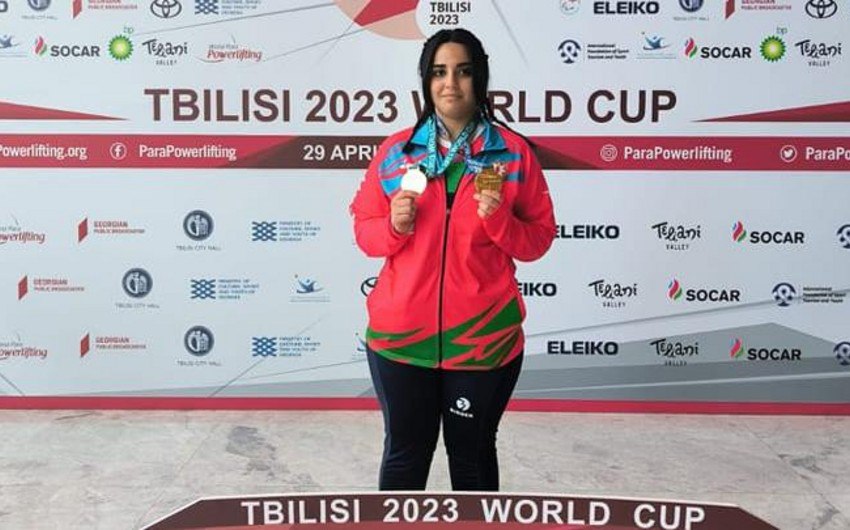 Azərbaycanlı idmançı Dünya Kubokunda qızıl medal aldı