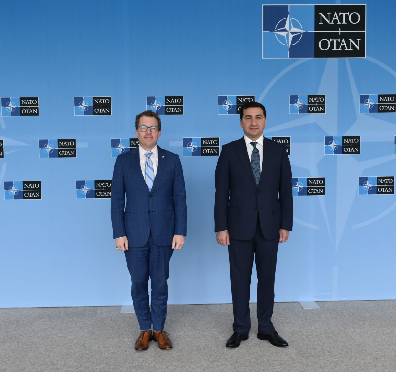 Hikmət Hacıyev NATO baş katibinin köməkçisi ilə görüşdü - FOTO