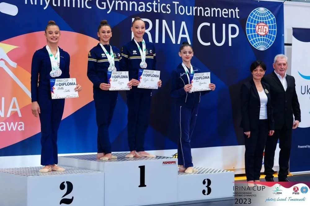 Gimnastımız İlona Zeynalova Polşadan iki medalla qayıdıb - FOTO 