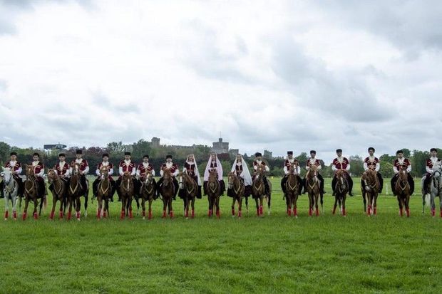 Qarabağ atları Britaniyada şouya qatılıb - FOTO/VİDEO 
