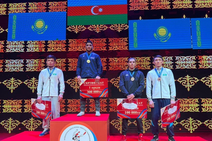 Güləşçilərimiz Astanada üç medal QAZANDI 