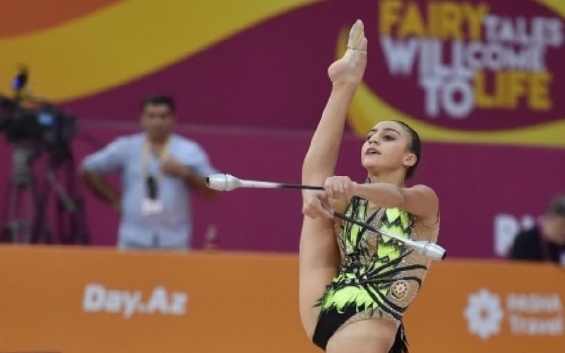 Gimnastımız Avropa çempionatında ikinci yerdə gedir