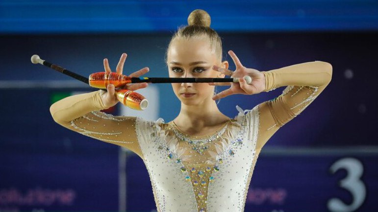 Ukraynalı gimnast Bakıda qızıl medal qazandı