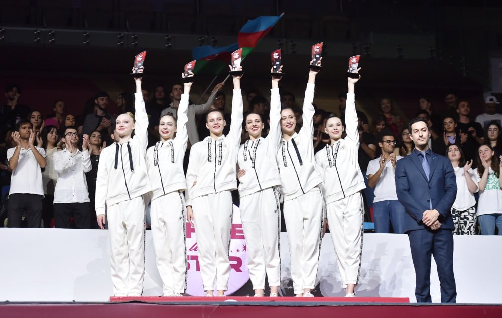 Ukrayna və Rumıniya gimnastlarına Bakıda xüsusi mükafatlar VERİLDİ - FOTO