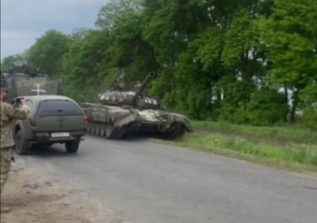 Ukrayna tankları Rusiya ərazisinə GİRDİ - VİDEO