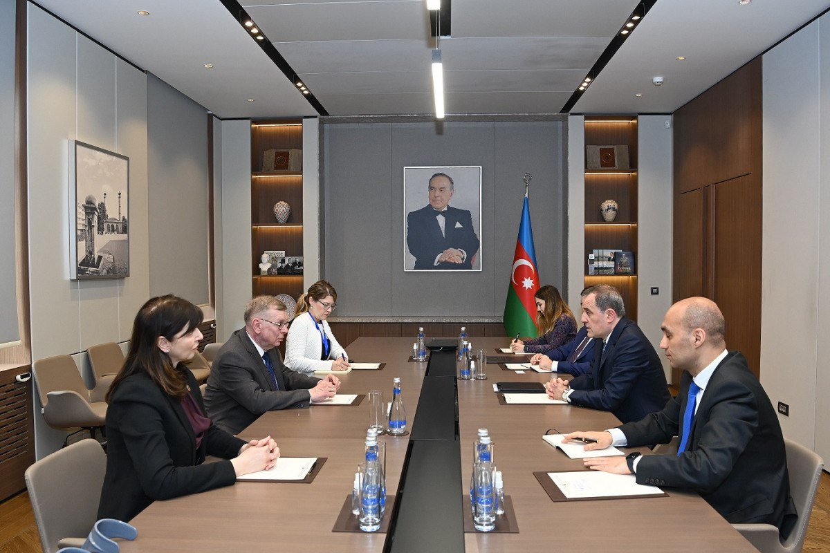 Ceyhun Bayramov BMT Baş katibinin köməkçisi ilə görüşüb - FOTO
