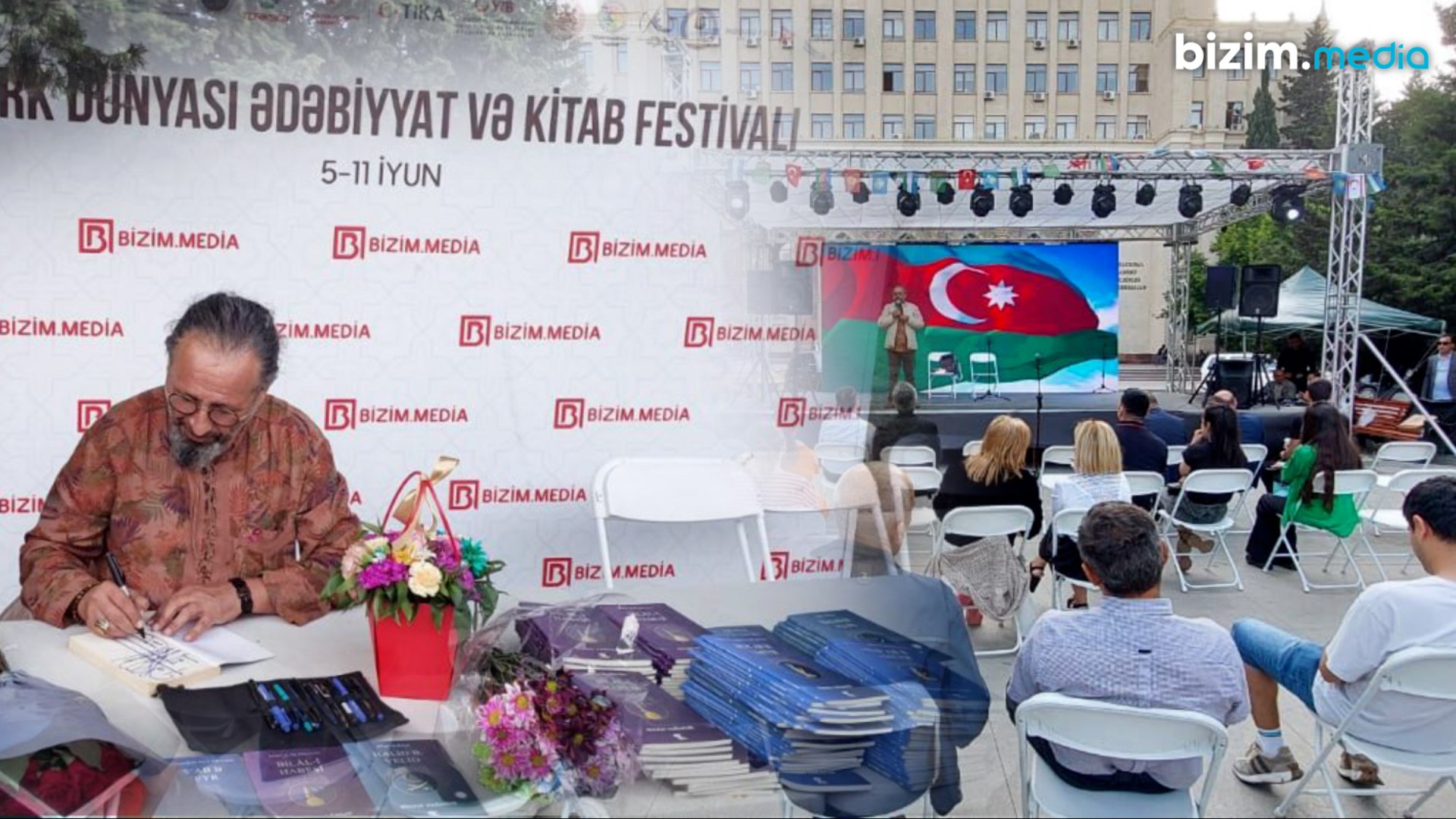 Bizim.Media-nın informasiya dəstəyilə keçirilən II Türk Dünyası Ədəbiyyat və Kitab Festivalı davam edir – FOTO  