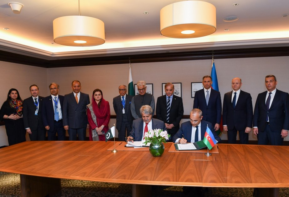 Azərbaycanla Pakistan arasında ticarət sahəsində əməkdaşlığa dair Anlaşma Memorandumu imzalanıb