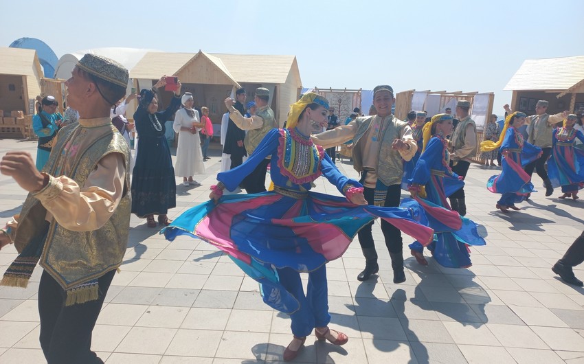 Dənizkənarı Milli Parkda tatarların MİLLİ BAYRAMI keçirilir - FOTO