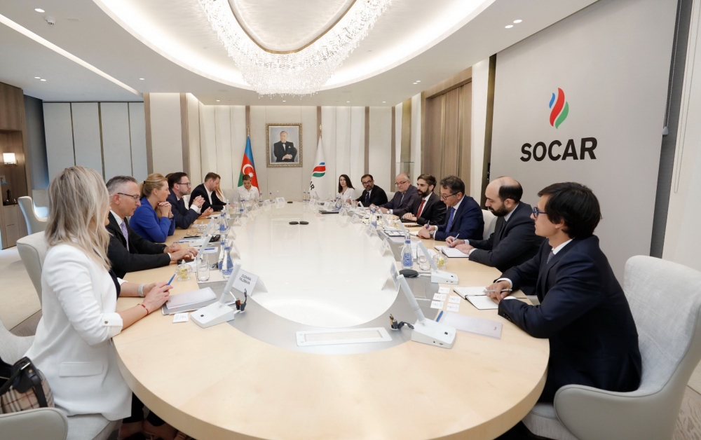 SOCAR-ın prezidenti Polşa şirkətinin İdarə Heyətinin sədri ilə görüşüb - FOTO 