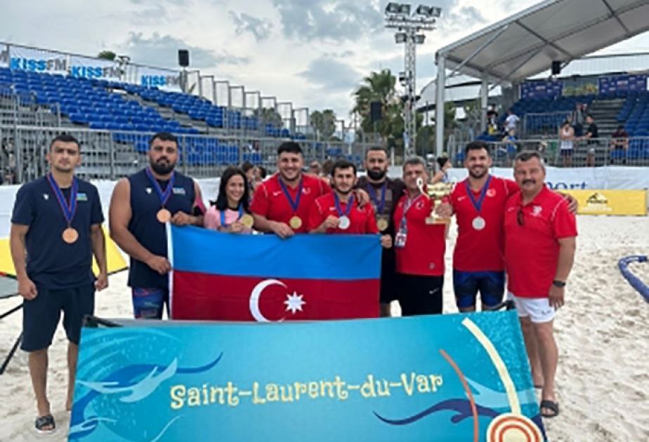 Çimərlik güləşçilərimiz Fransada üç medal QAZANDILAR