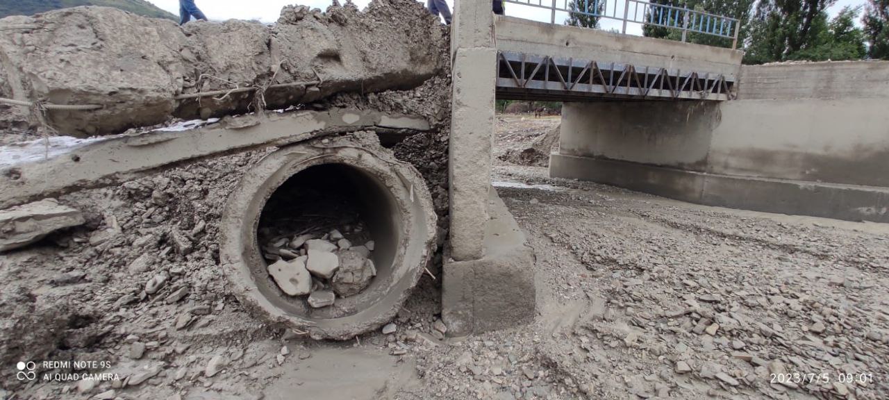 Qubaya düşən yağıntı bu körpünü DAĞITDI - FOTO/VİDEO