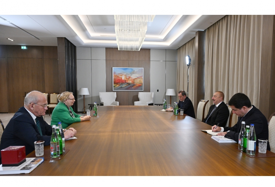 İlham Əliyev BMT rəsmisi ilə görüşdü - VİDEO