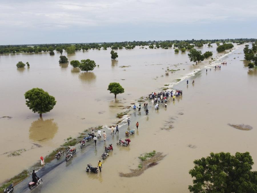 Nigeriyada bu il 7 mindən çox sakin daşqınlar nəticəsində evlərini tərk edib