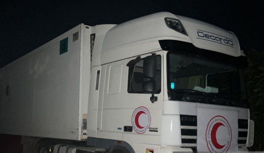 Qarabağdakı ermənilərə göndərilmiş humanitar yardım Ağdam-Xankəndi yolunda gözləyir