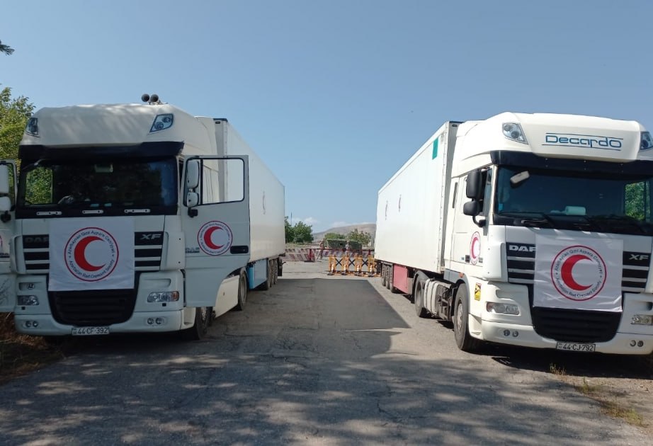 Qarabağdakı ermənilərə göndərilən yardım 12 gündür Ağdam-Xankəndi yolunda gözləyir - FOTO 