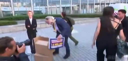 Belçikalı iqlim fəalları irlandiyalı iş adamının tələbinə belə etiraz ediblər - VİDEO