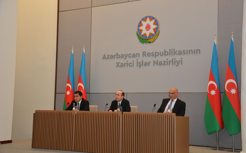 Azərbaycandakı diplomatlar üçün bölgədəki vəziyyətlə bağlı brifinq KEÇİRİLDİ – FOTO  