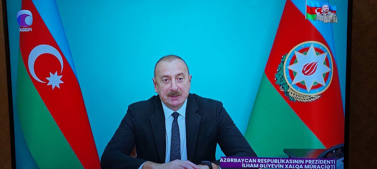 Prezident İlham Əliyev xalqa müraciət edib - VİDEO
