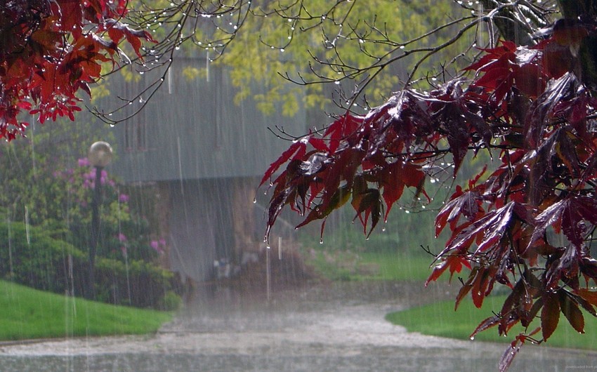 FAKTİKİ HAVA: Bəzi yerlərdə yağış, Şahdağda qar yağıb