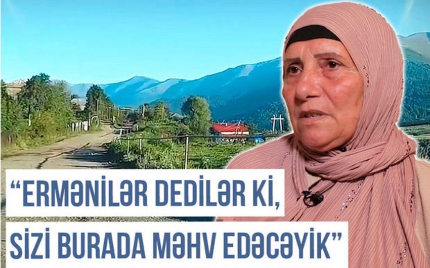 “Ermənilərdən qorumaq üçün qızımla oğlumu kartofun arasında gizlətdim” - VİDEO