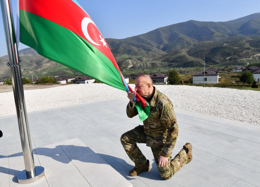 Azərbaycan Prezidenti Xocalı şəhərində - FOTO