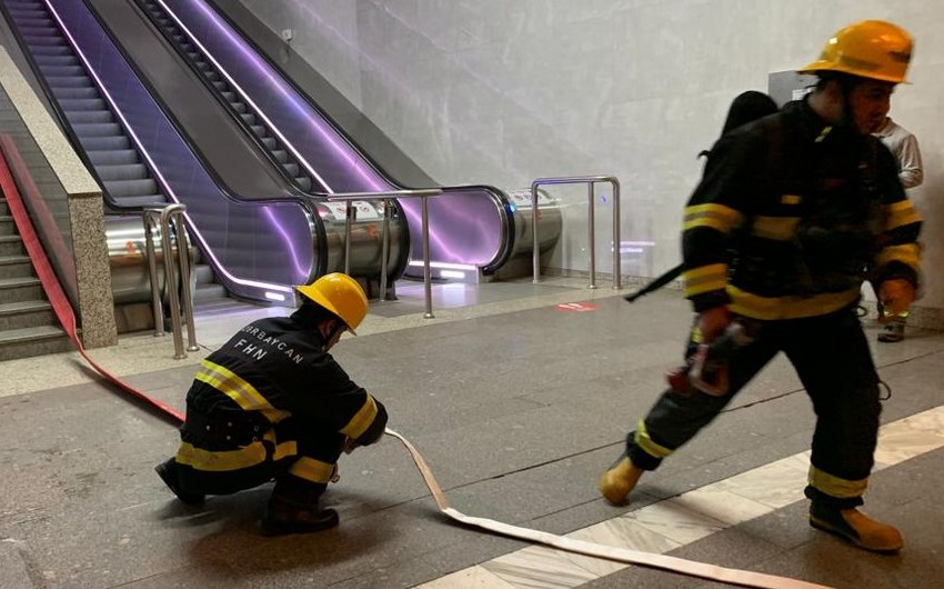 FHN “20 Yanvar” metrosunda təlim keçirdi