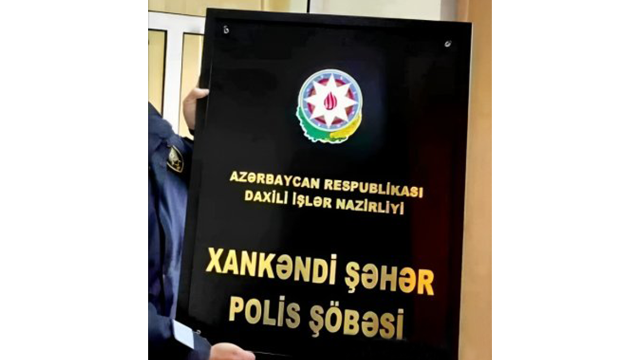 Xankəndi şəhər polis şöbəsi yaradılıb - RƏSMİ Xankəndi şəhər polis şöbəsi yaradılıb - RƏSMİ