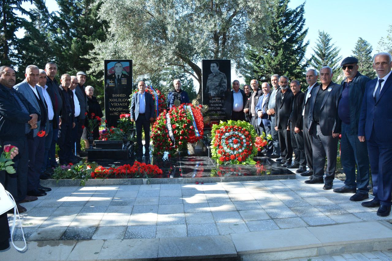 Göyçayda şəhid polkovnik-leytenant Vidadi Xəlilovun anım günü qeyd olunub - FOTO 