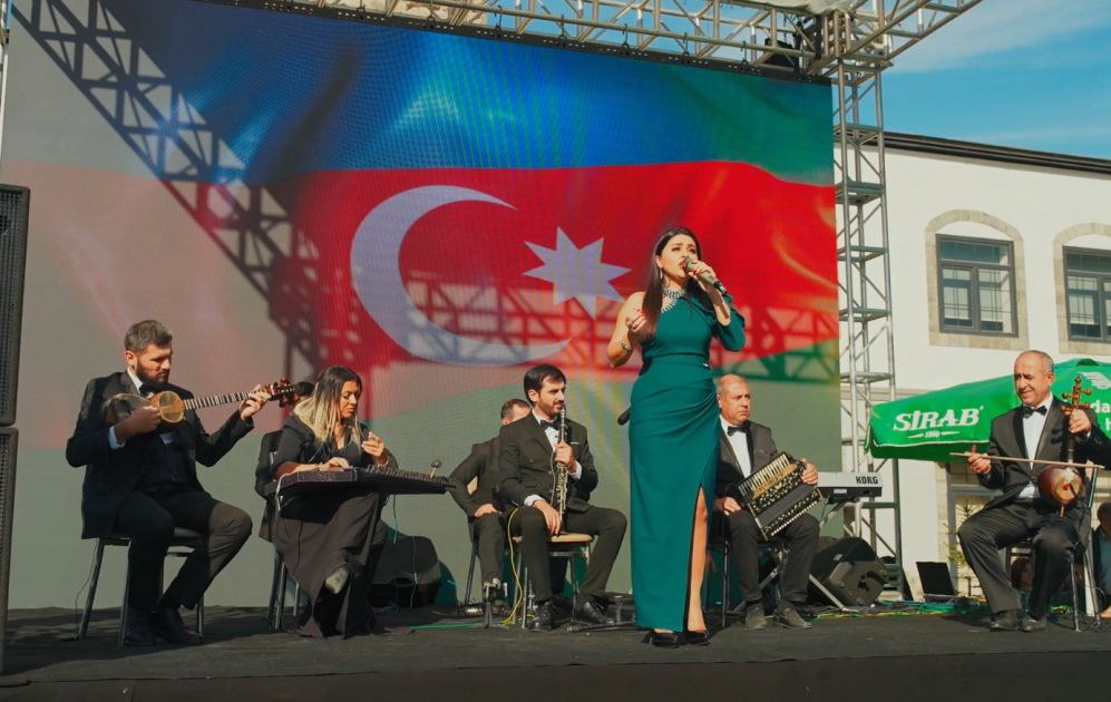 Ağalıda Zəfər Günü  münasibətilə konsert təşkil olunub - FOTO/VİDEO 