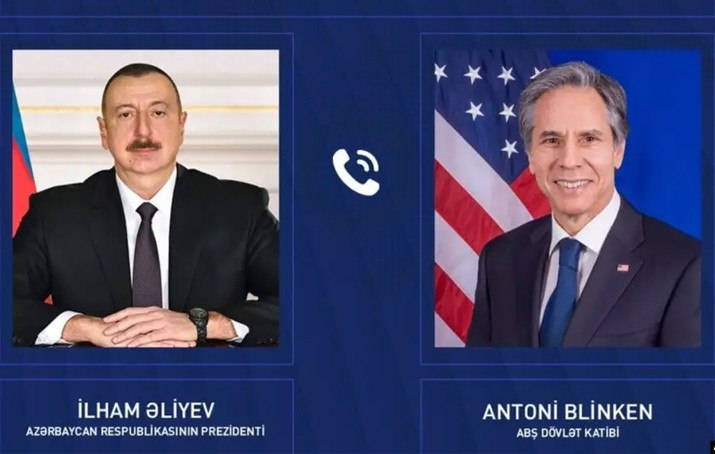 ABŞ-ın dövlət katibi İlham Əliyevlə telefonla danışdı
