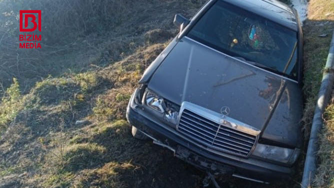 Oğuzda ağır QƏZA: Həmkəndlisini vurub maşını kanala AŞIRDI – FOTO  