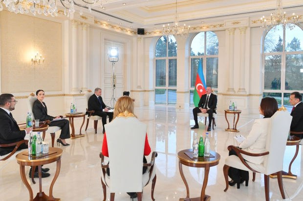 Prezident İlham Əliyevin yerli televiziya kanallarına müsahibəsi - VİDEO
