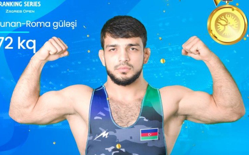 Azərbaycan güləşçisi son gündə Zaqrebdə qızıl medal qazandı
