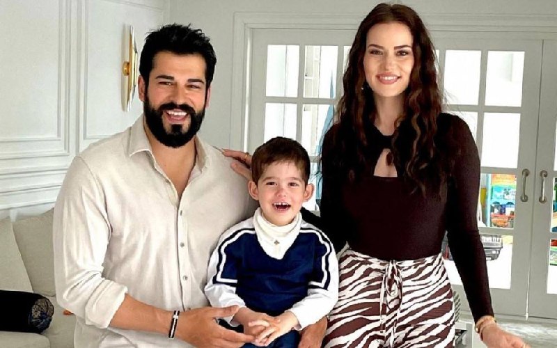 Fahriye Evcen ilk dəfə oğlu Kərəmin FOTOSUNU paylaşdı