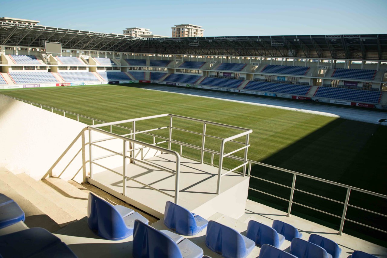 Yeni stadion “Sumqayıt” – “Neftçi” oyunu üçün hazırdır – FOTO