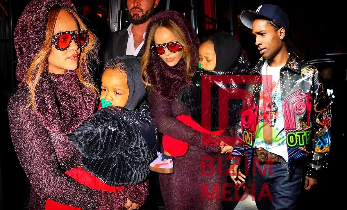 Rihanna sevgilisi və oğlu ilə Paris GECƏLƏRİNDƏ - FOTO