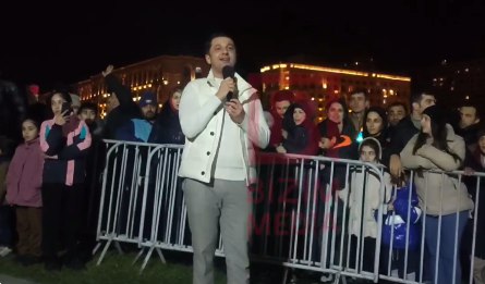 Heydər Əliyev mərkəzinin qarşısındakı qələbə konsertindən SON GÖRÜNTÜLƏR - VİDEO