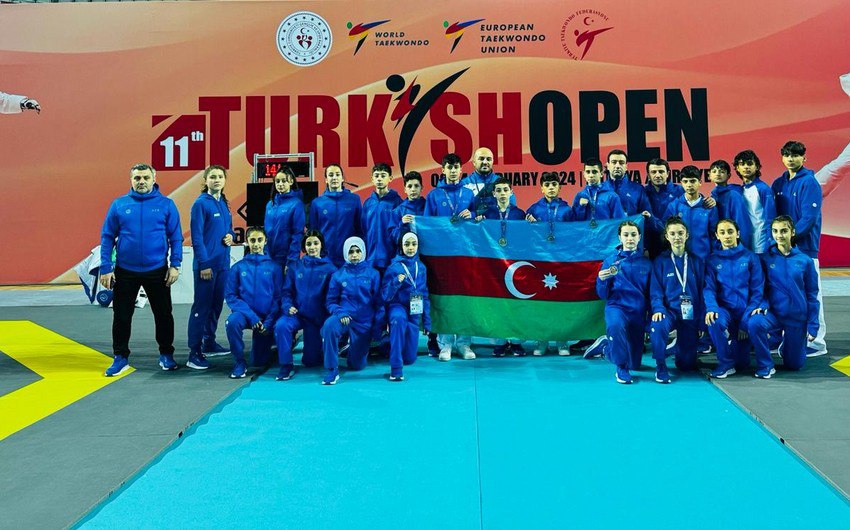 Taekvondoçularımız Türkiyədə daha 4 medal qazandılar