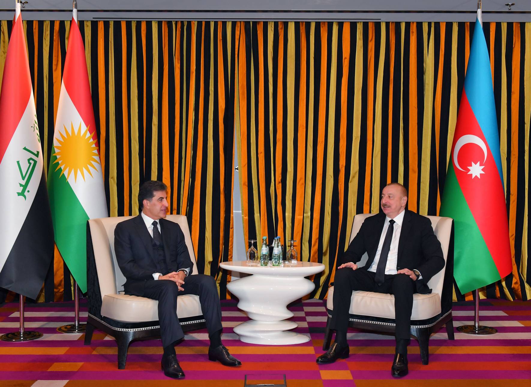 Prezident İraq Kürdüstan Regionunun Başçısı ilə görüşdü - FOTO 