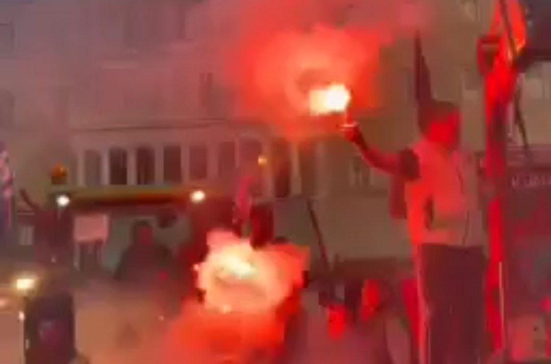 Afinada fermerlər parlament binası qarşısında aksiya KEÇİRİBLƏR - VİDEO 