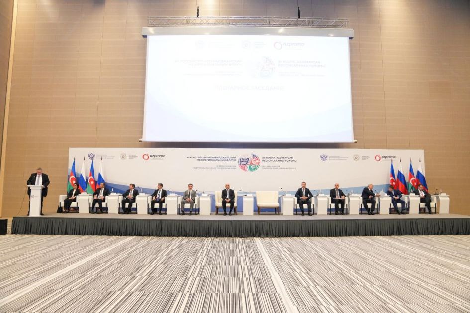 XII Azərbaycan-Rusiya Regionlararası Forumu keçirilib - FOTO