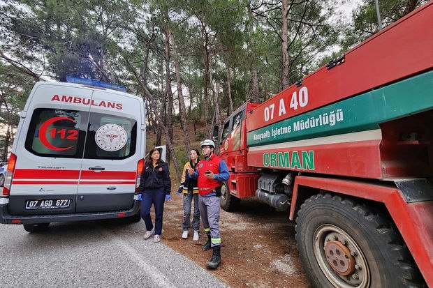 Antalyada meşə yanğını başladı - FOTO