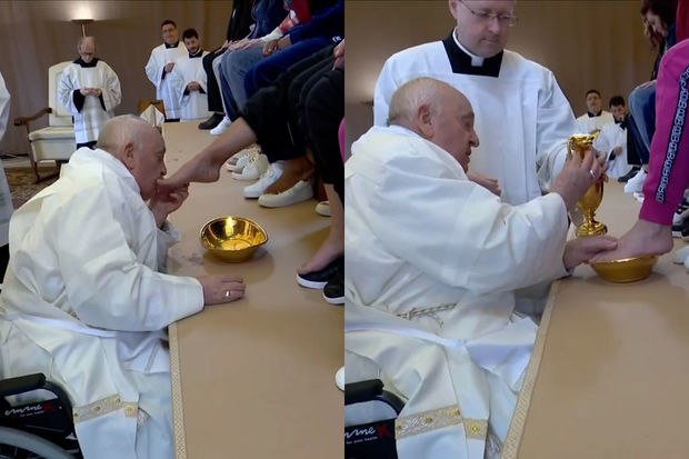 Roma Papası məhbus qadınların ayaqlarını yuyub, öpdü – FOTO/VİDEO  