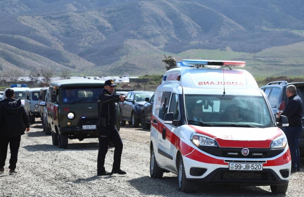 Xocalıda qalıqları aşkarlanan 7 nəfərin dəfn mərasimi keçirilir - FOTO