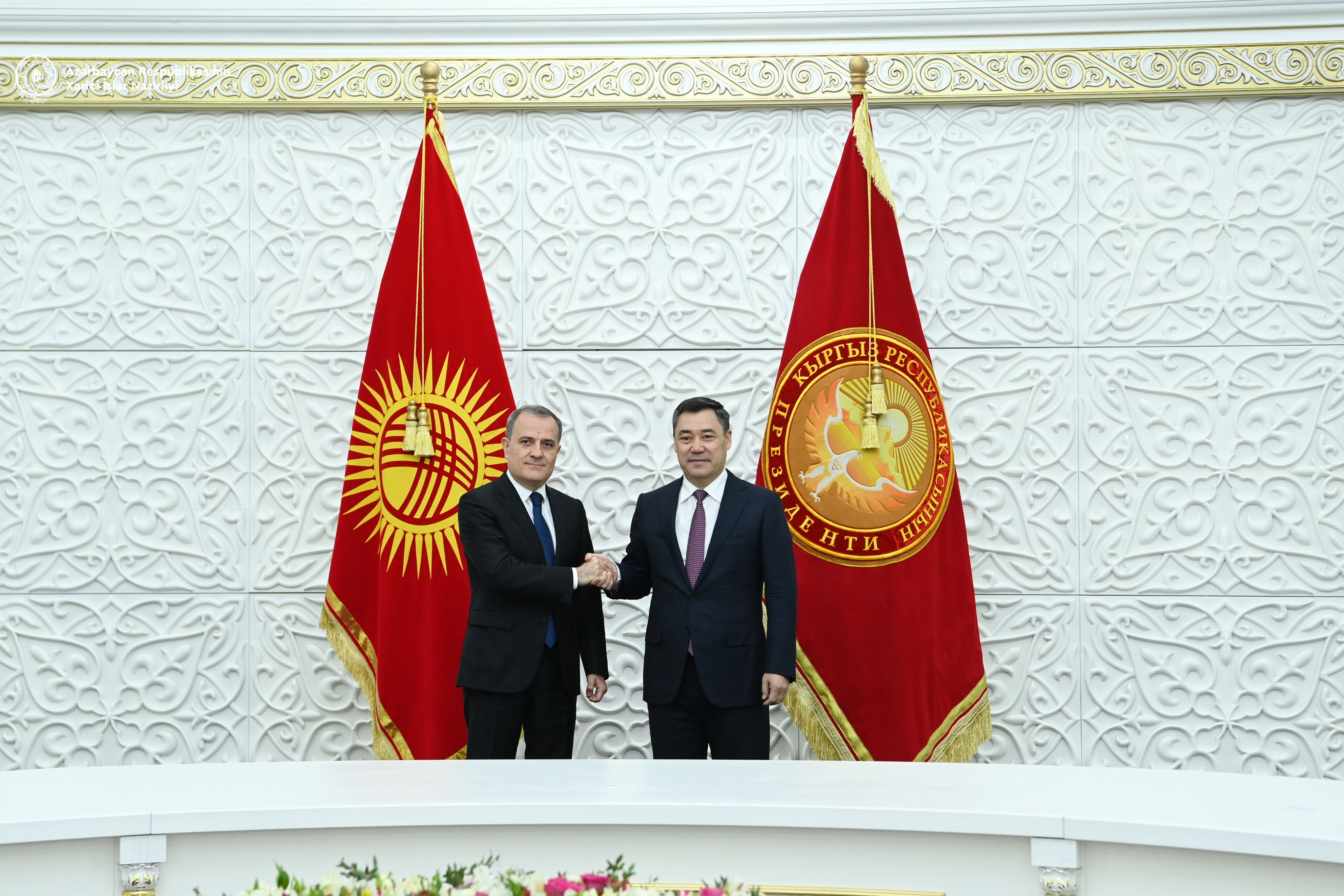 Ceyhun Bayramov Qırğızıstan Prezidenti ilə görüşdü – FOTO  