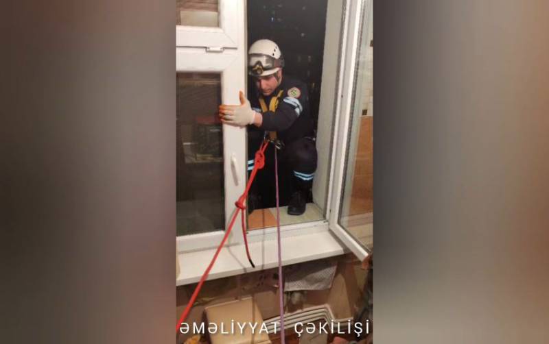 Bakıda evdə köməksiz qalan 2 azyaşlı uşaq XİLAS EDİLDİ - VİDEO