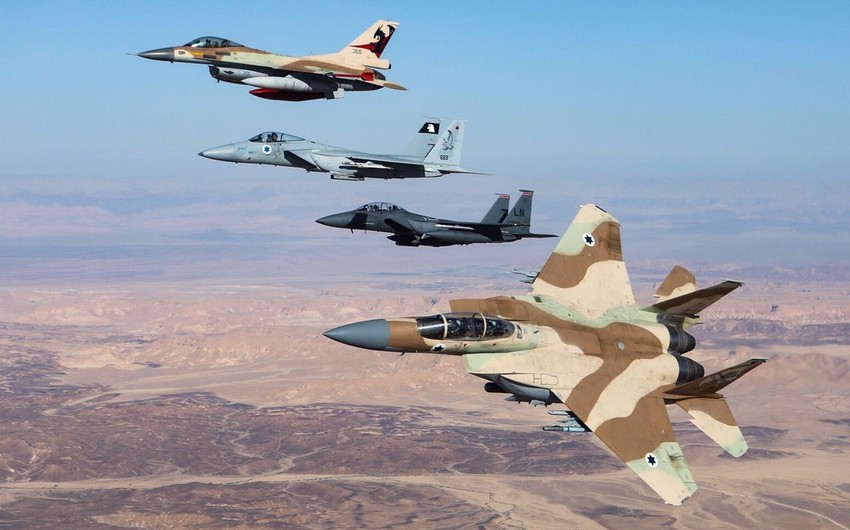 İsrail və ABŞ-ın hərbi hava qüvvələri DÖYÜŞƏ HAZIR vəziyyətə gətirilib - VİDEO