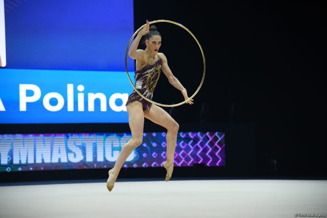 Bakıda bədii gimnastika üzrə Dünya Kubokunun final gününə start verildi - FOTO